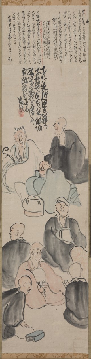 Een poëtische bijeenkomst, eind 1700-begin 1800 door Matsumura Goshun