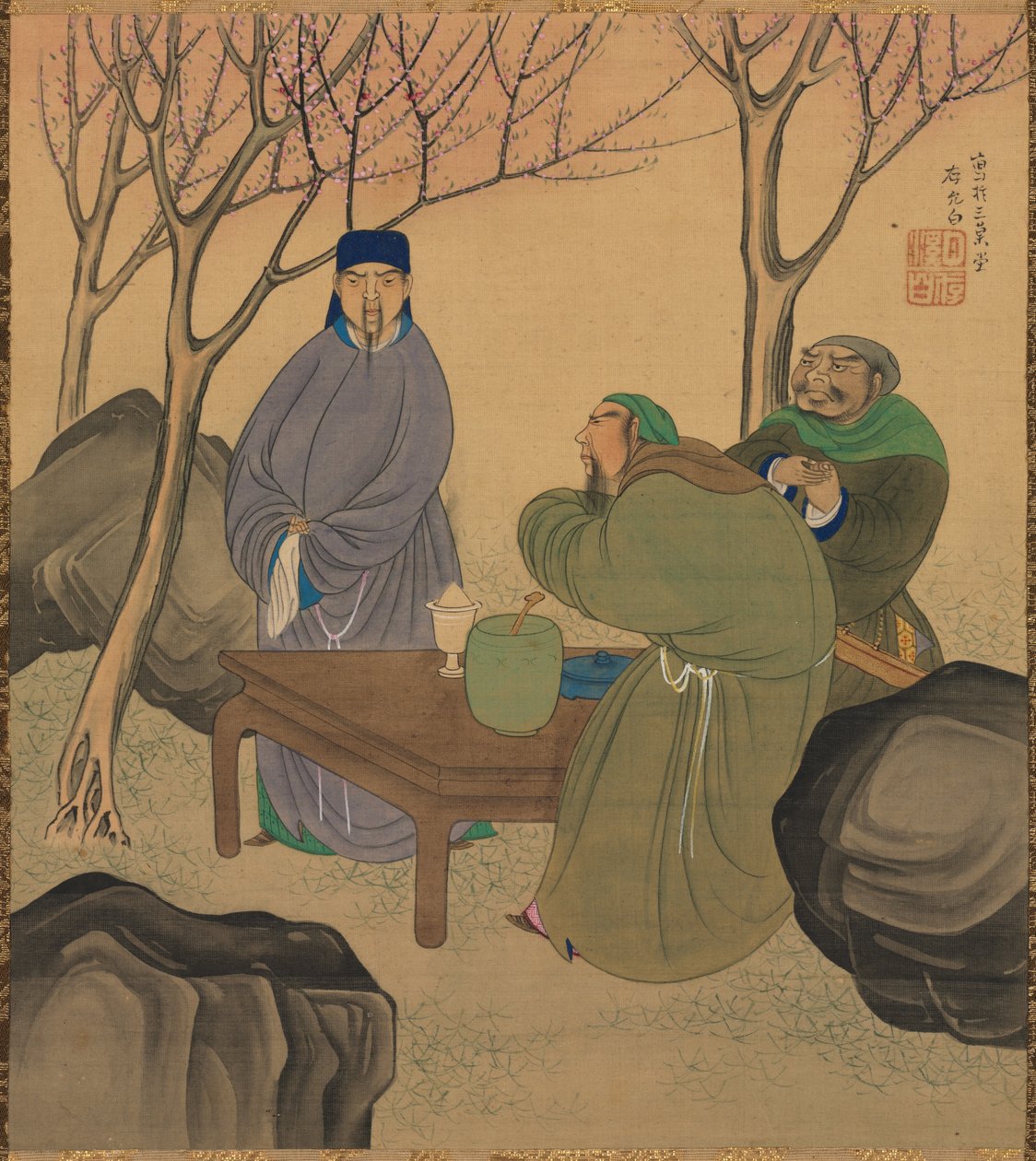 Romantiek van de Drie Koninkrijken, 1800s door Matsumura Goshun