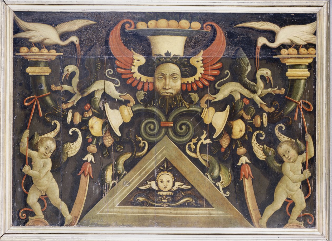 Grillige Figuren door Matteo di Giuliano di Lorenzo Balducci