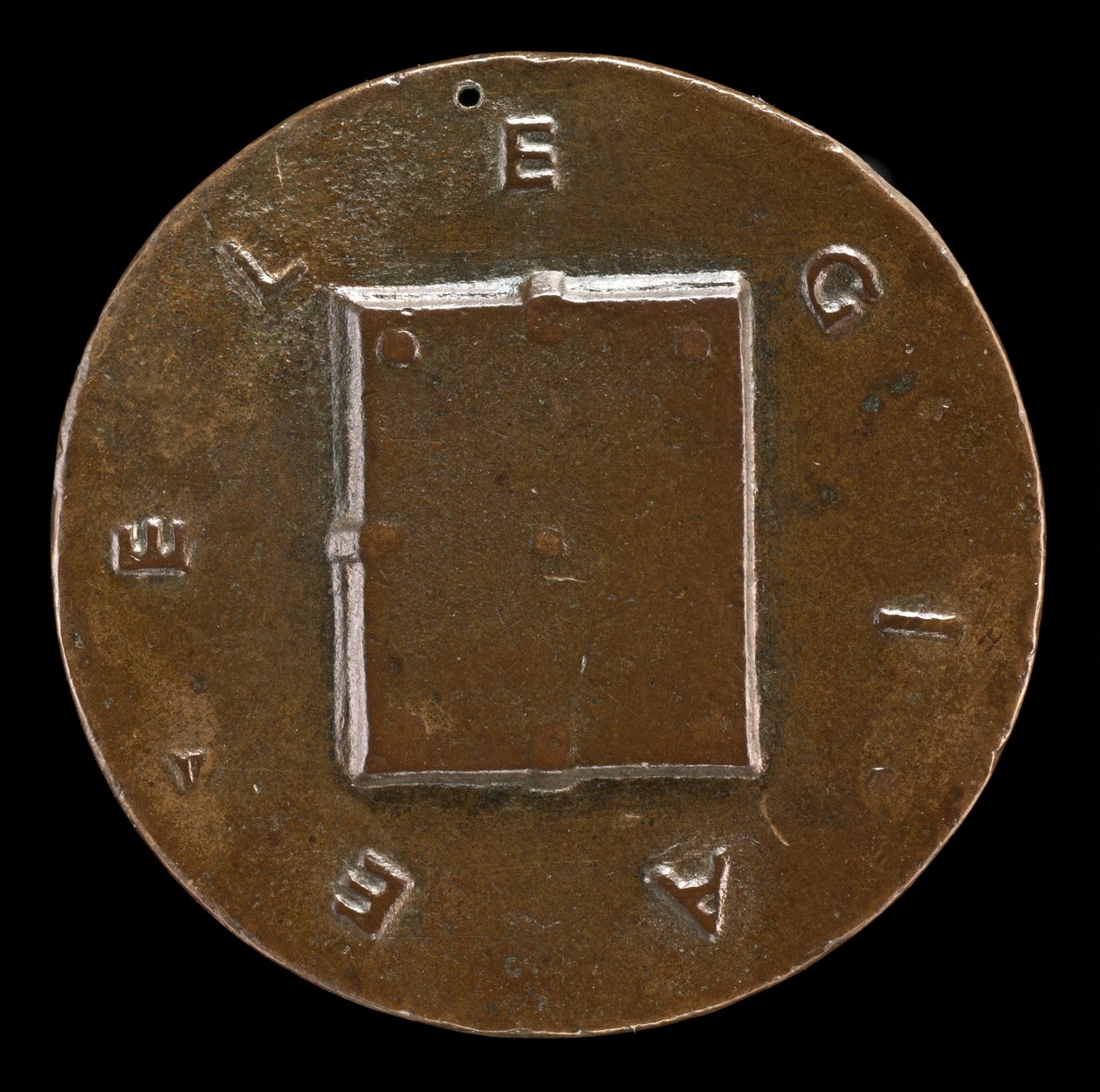 Gesloten Boek [achterzijde], c. 1446 door Matteo di Andrea de Pasti