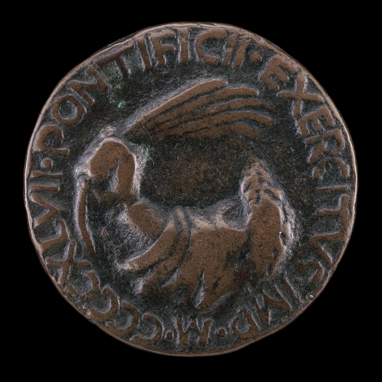 Embleem van Autoriteit [achterzijde], 1447 door Matteo di Andrea de Pasti