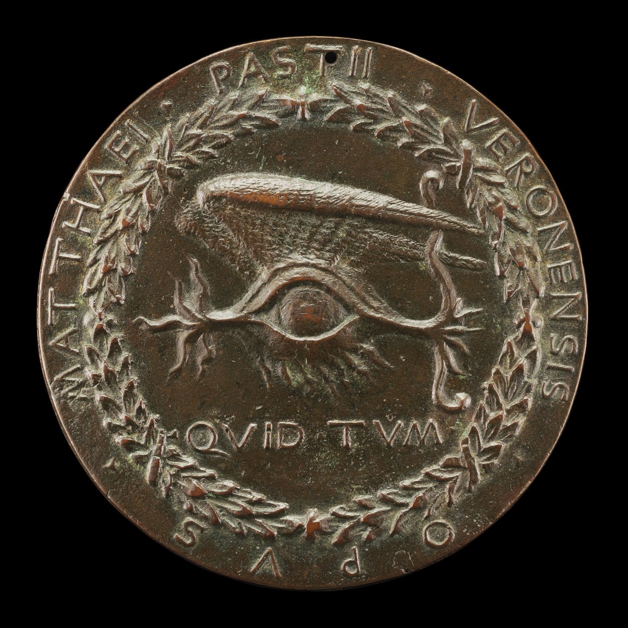 Gevleugeld Menselijk Oog [achterkant], 1446-1450 door Matteo di Andrea de Pasti