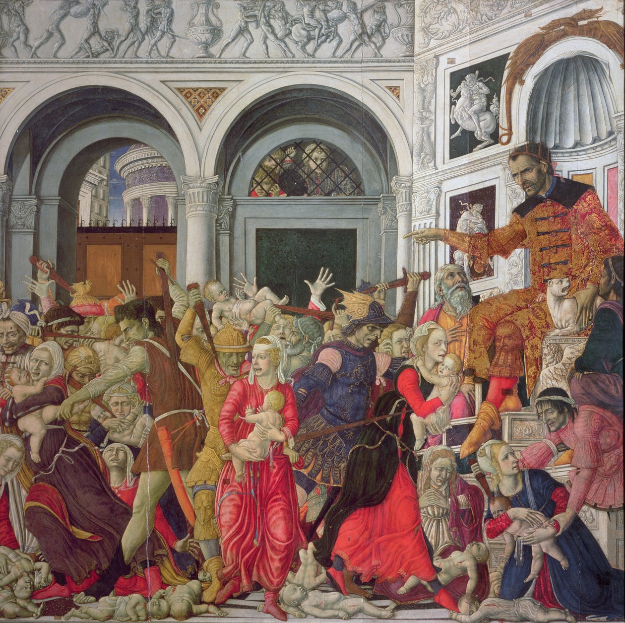 De Kindermoord door Matteo di Giovanni di Bartolo