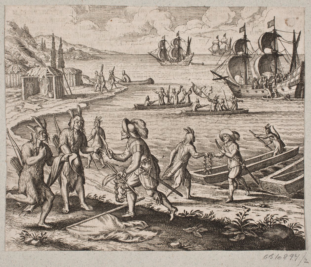 Zo werd een natuurlijke haven overgedragen aan de uitgezonden Engelsen door Matthäus Merian d.Æ.
