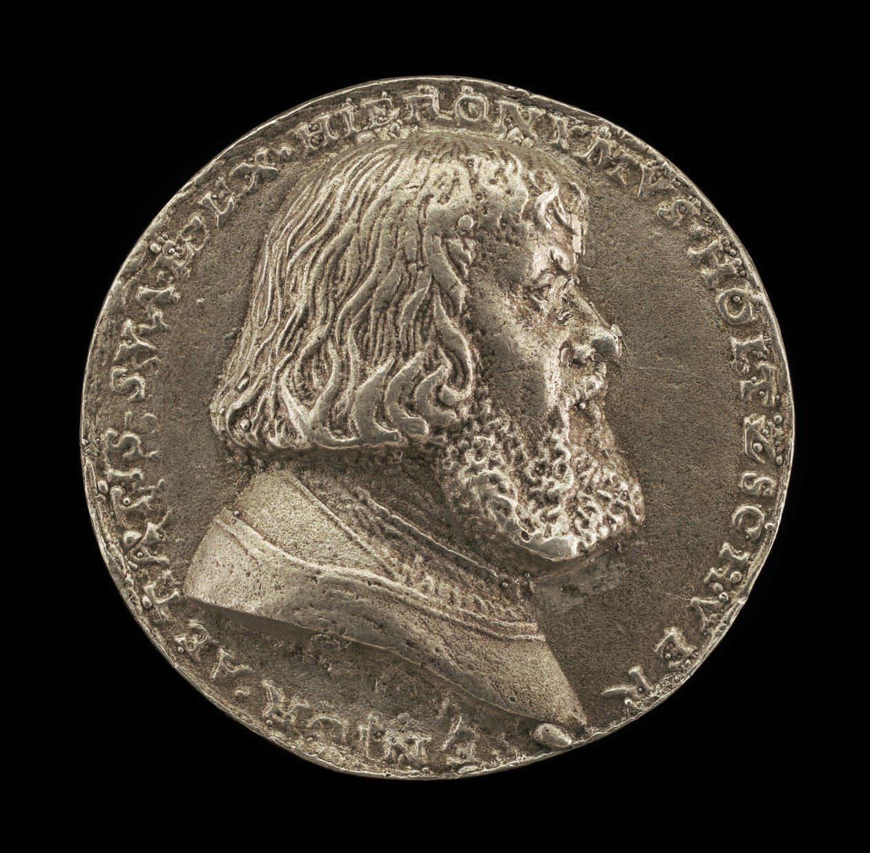 Hieronymus Holzschuher, 1469-1529, Patriciër van Neurenberg [voorzijde], 1529 door Matthes Gebel