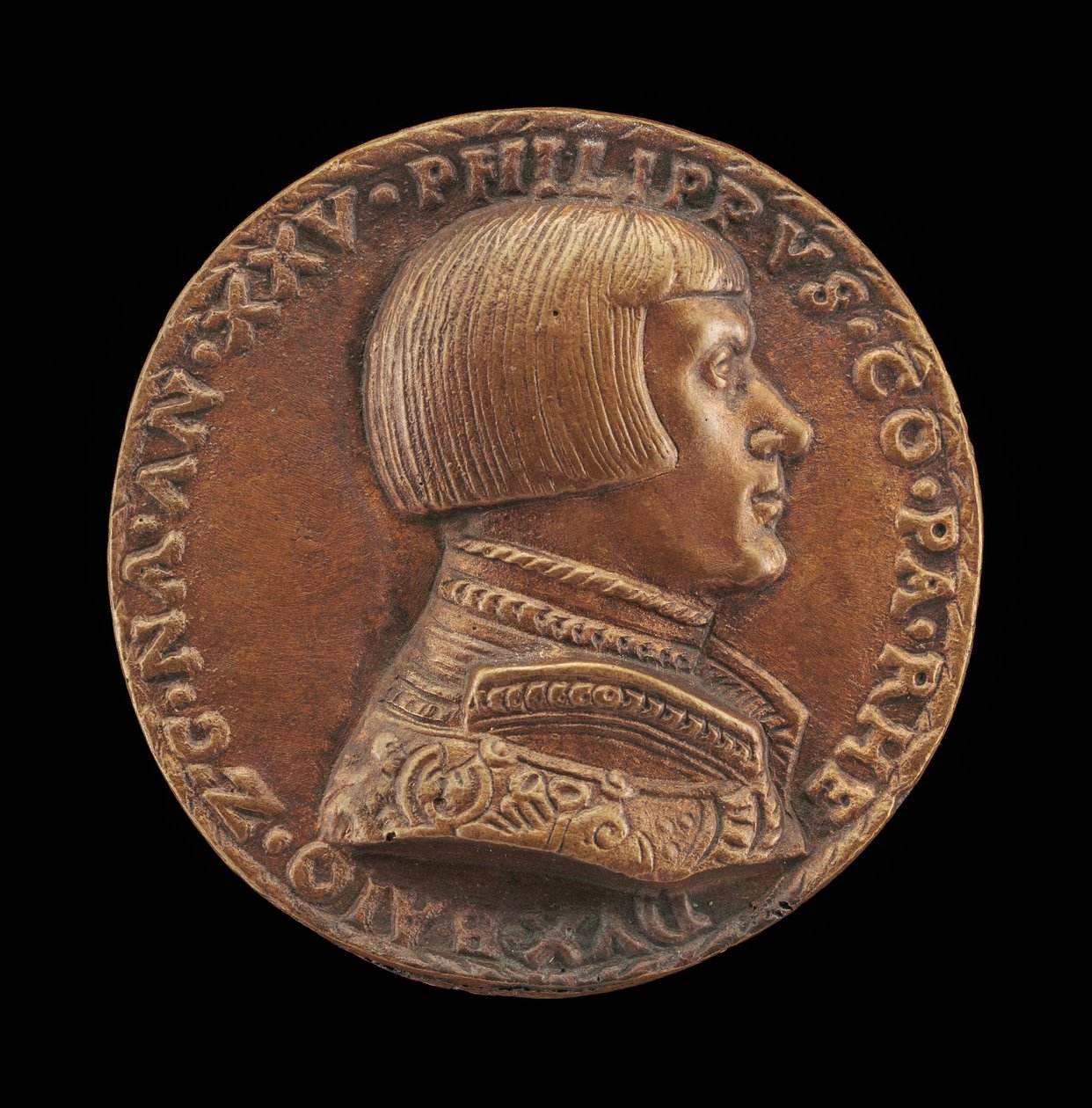Philipp von Pfalz-Neuburg, keurvorst, 1503-1548 [voorzijde], 1528 door Matthes Gebel