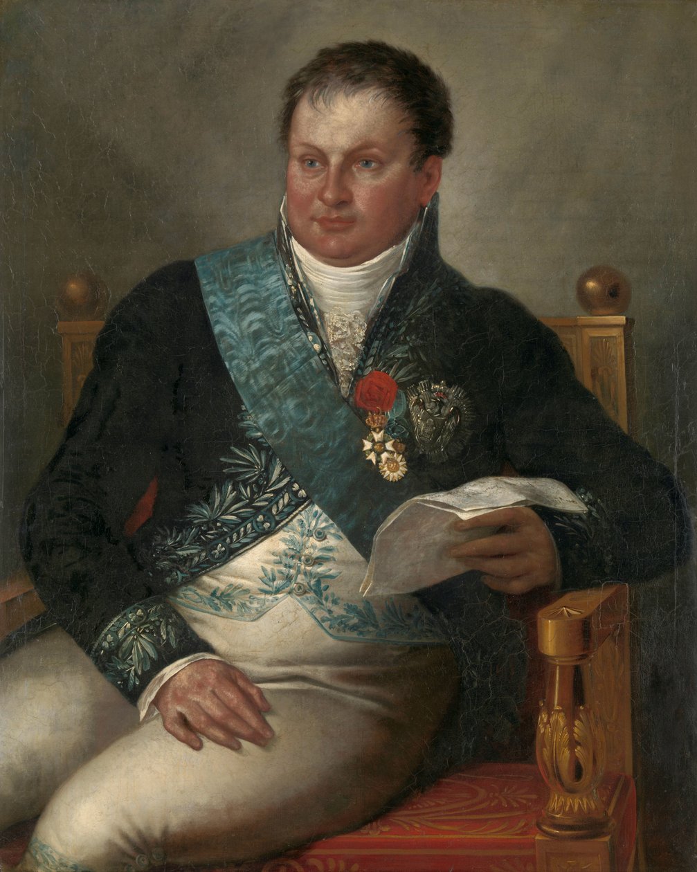 Portret van Isaac Jan Alexander Gogel (1765-1821). Minister van Financiën door Mattheus Ignatius van Bree