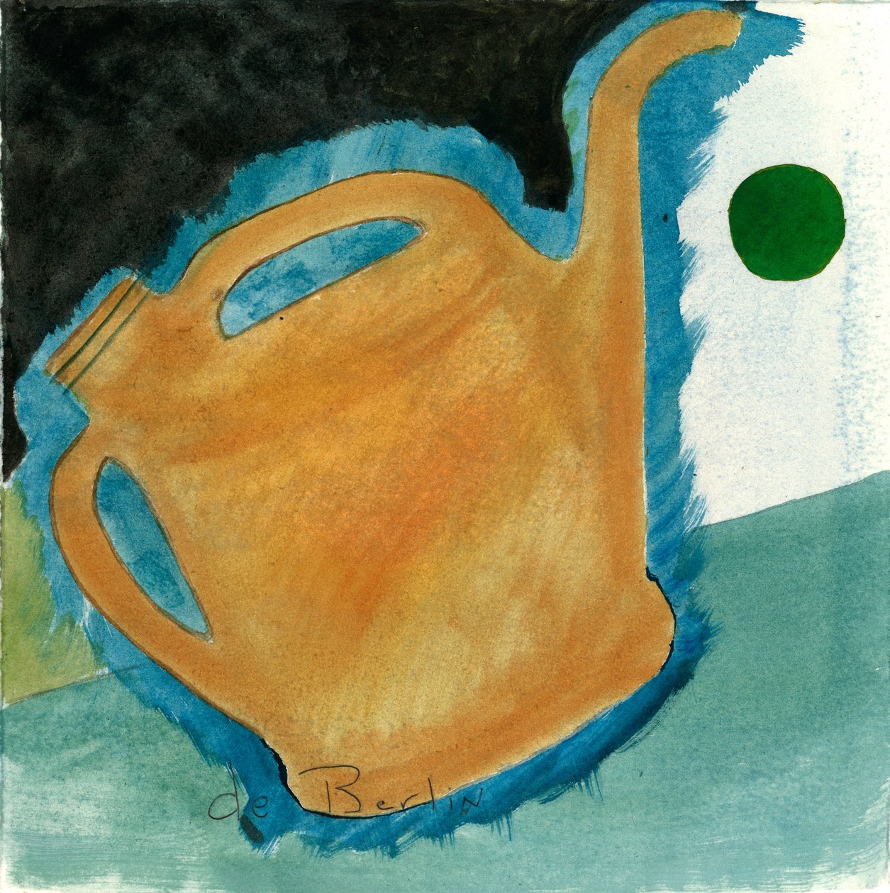 Souvenir 2, 2021 (aquarel) door Matthew Hilton