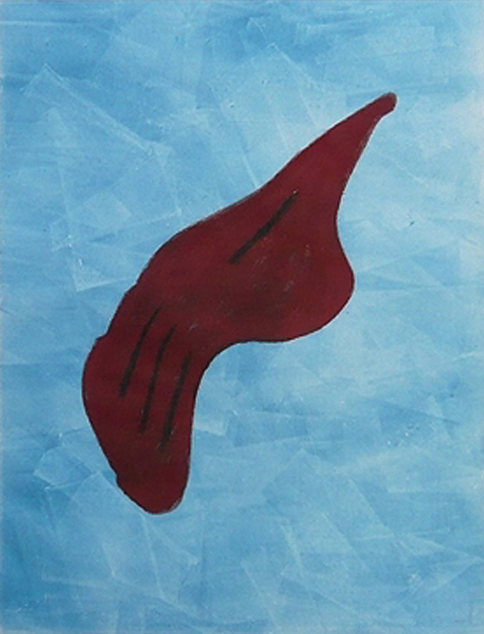 blad, 2009 (monotype) door Matthew Hilton