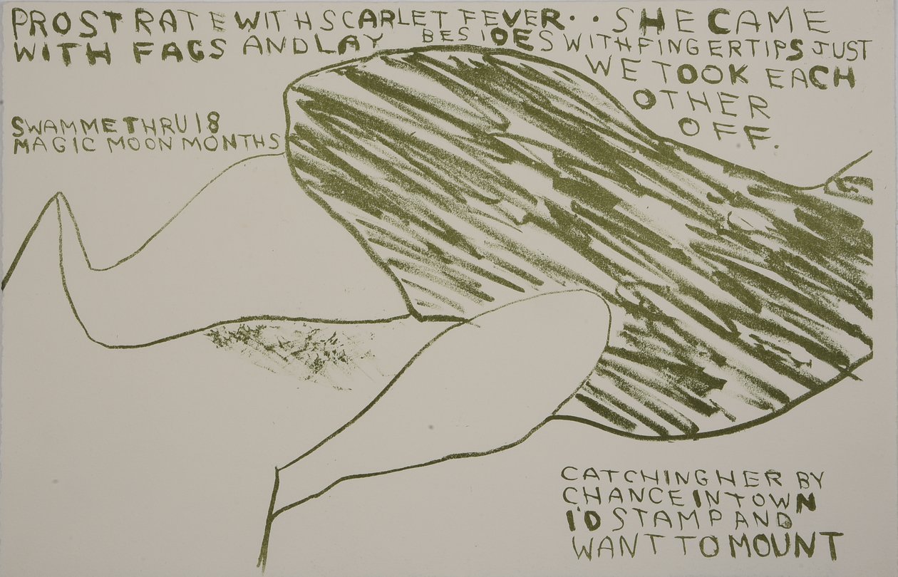 ze kwam met peuken, 2009 (litho) door Matthew Hilton