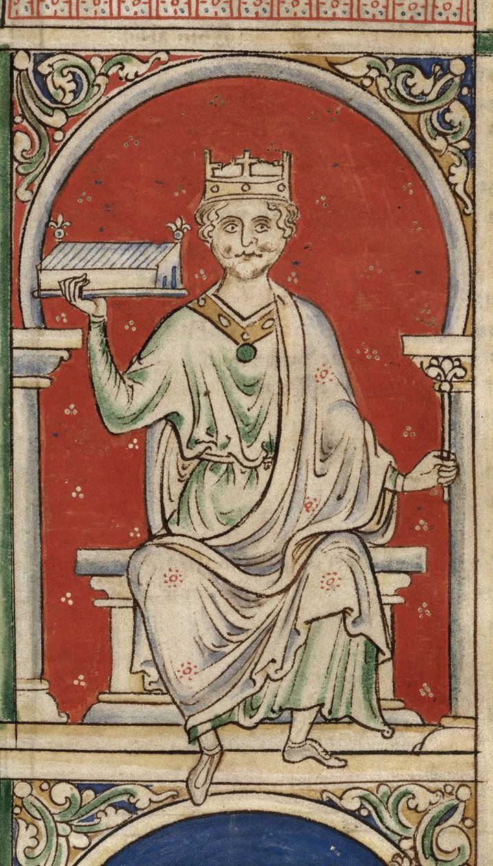 Koning Willem Rufus uit de Historia Anglorum, Chronica majora door Matthew Paris