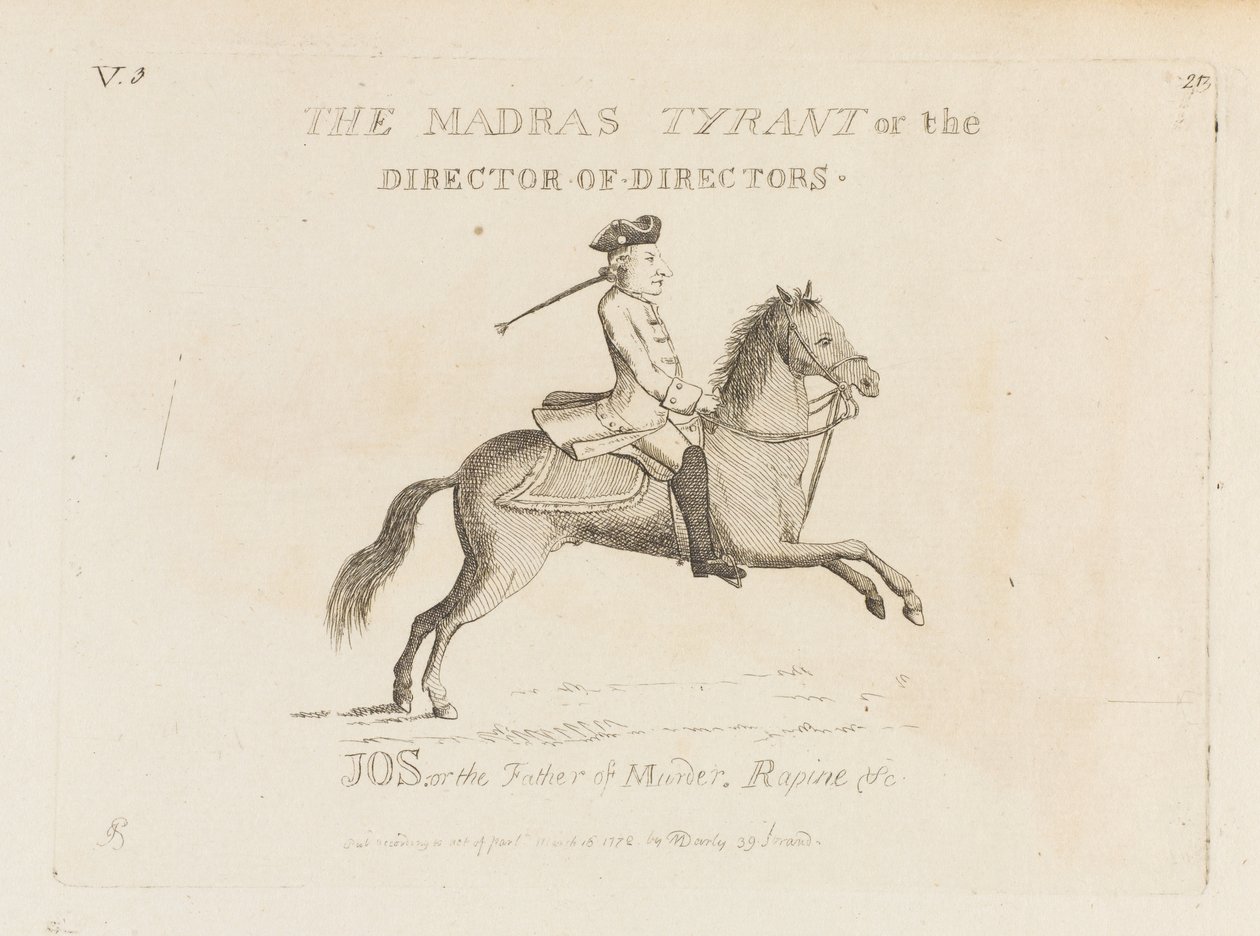 De Madras Tirant, of de Directeur der Directeuren door Matthew or Matthias Darly