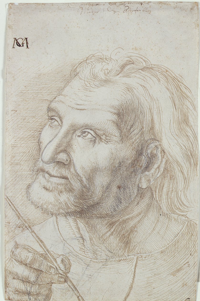Kopie van het Erlanger Zelfportret door Matthias after Gruenewald