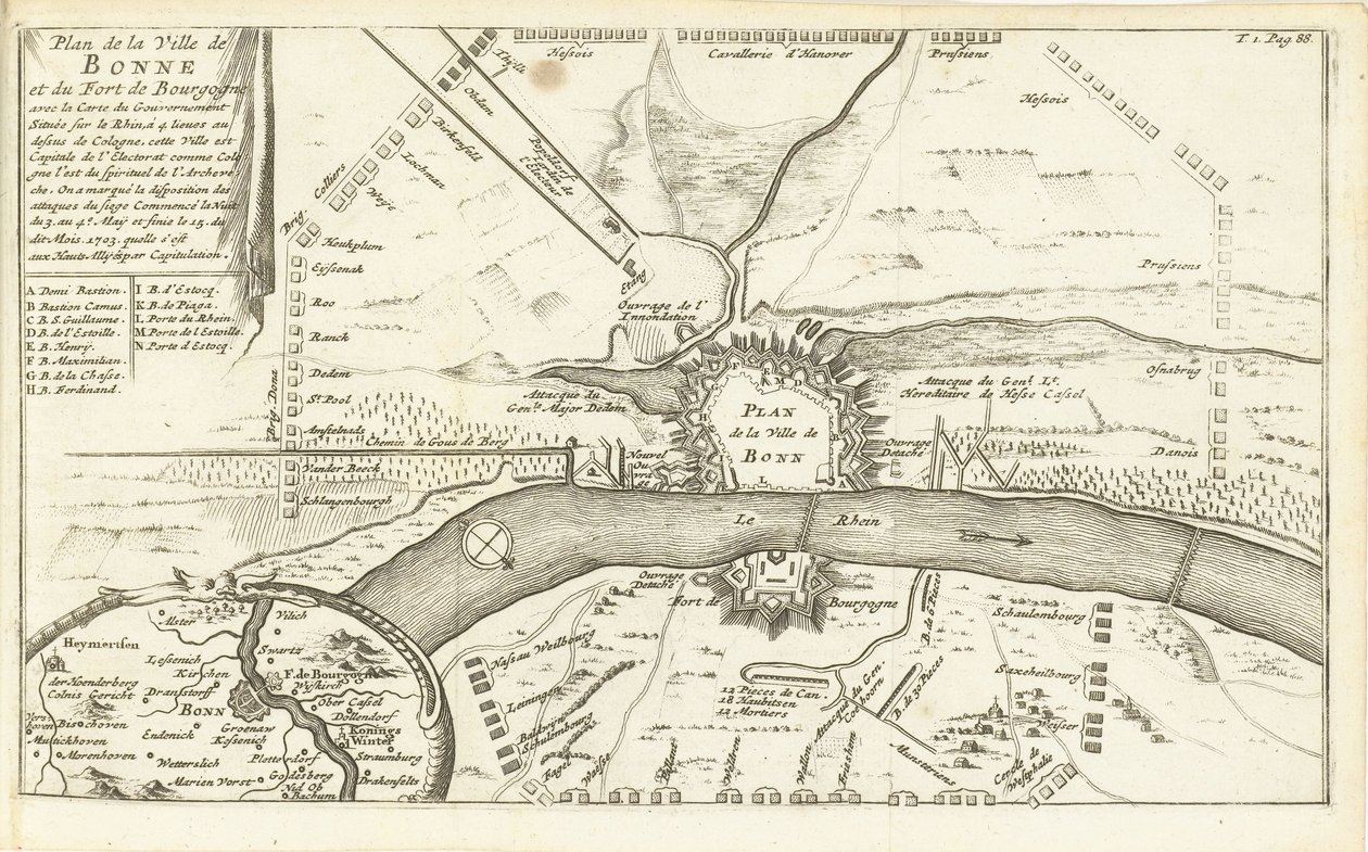 Beleg van Bonn, 1703 door Matthijs Pool (possibly)