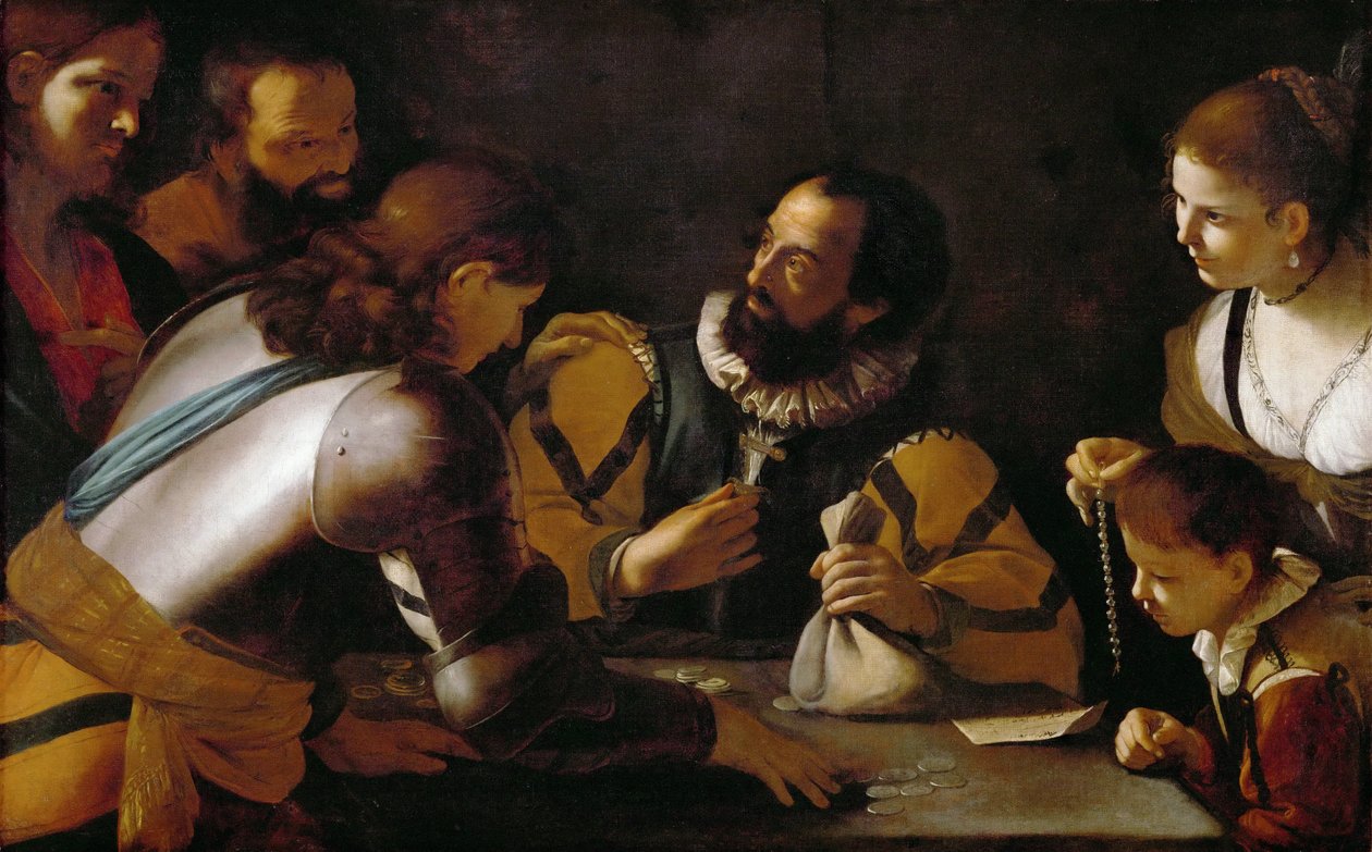 De roeping van Sint-Mattheüs door Mattia Preti