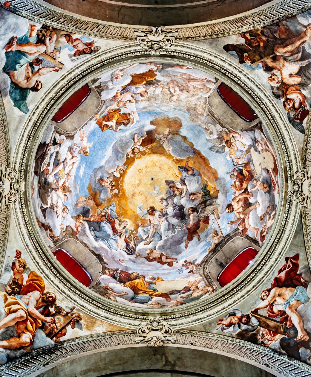 Paradijs door Mattia (1613-99) Preti