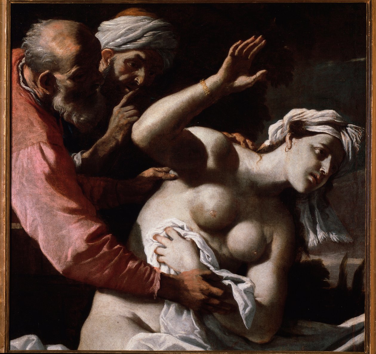 Susanna en de ouderlingen door Mattia Preti