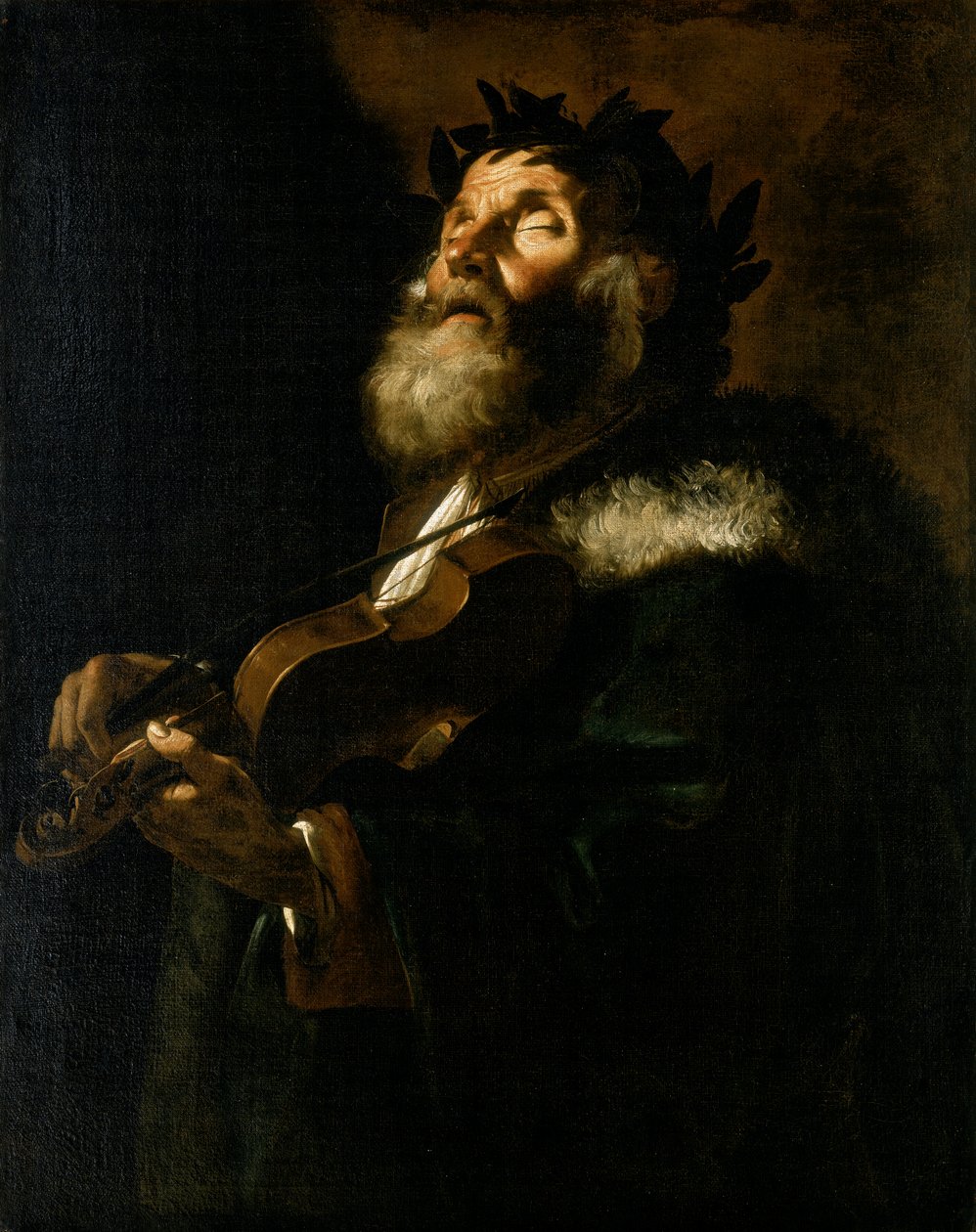 Homerus door Mattia Preti