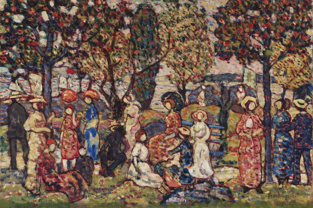 Herfst door Maurice Brazil Prendergast