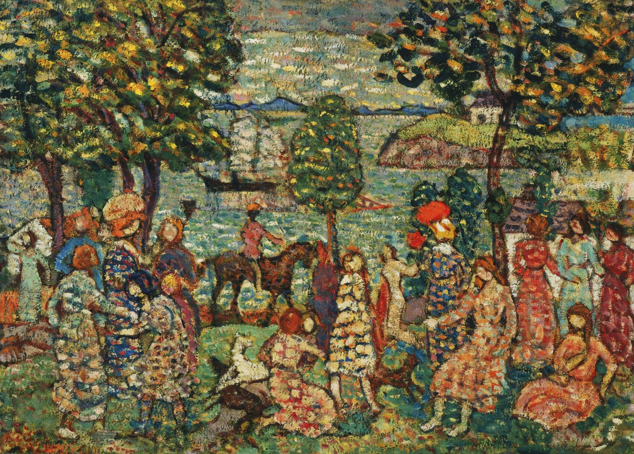 Fantasie door Maurice Brazil Prendergast