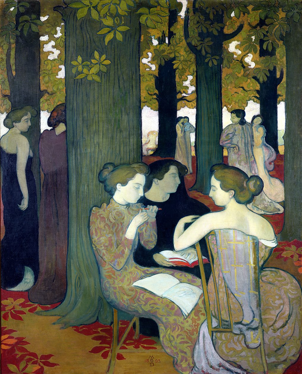 De Muzen, 1893 door Maurice Denis