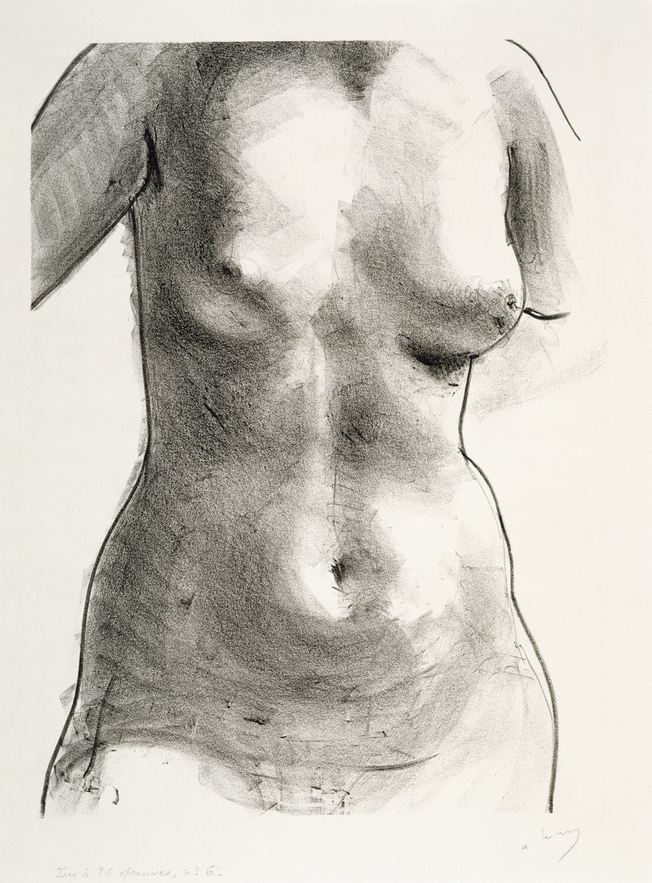 Torso van een vrouw door Maurice Denis