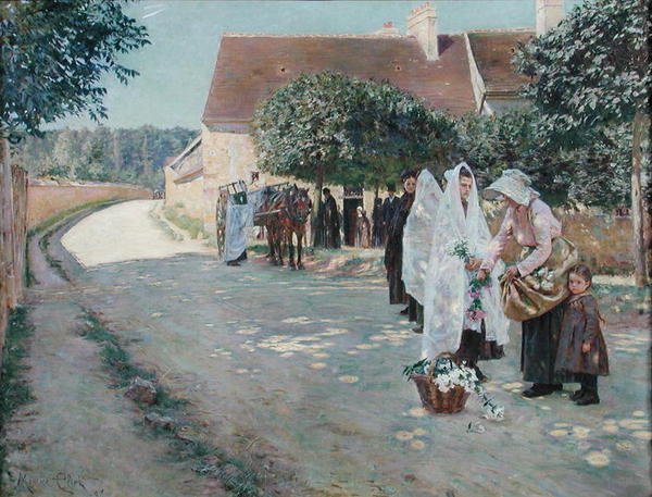 De Begrafenis van een Jong Meisje, 1888 door Maurice Eliot