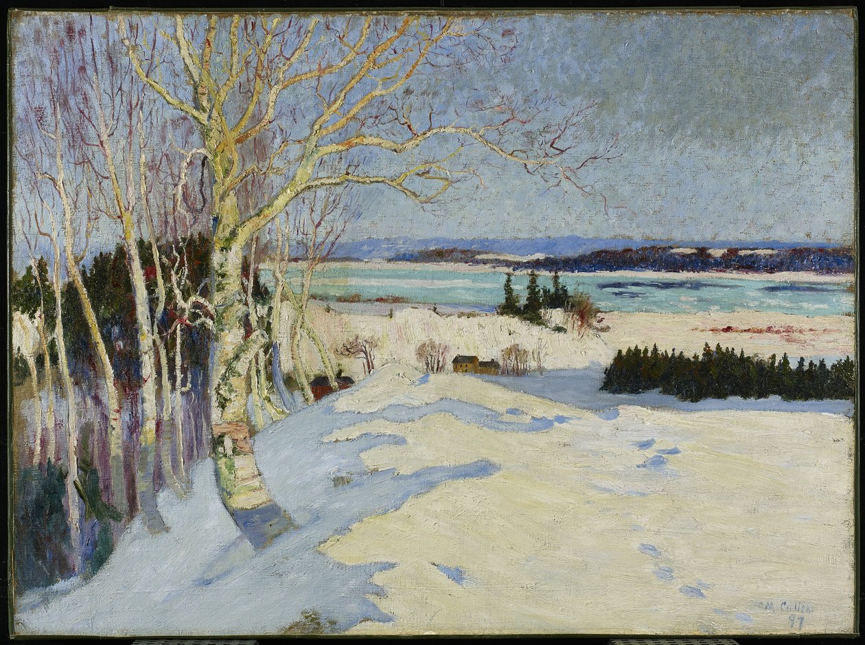 Op de St. Lawrence, 1897 door Maurice Galbraith Cullen