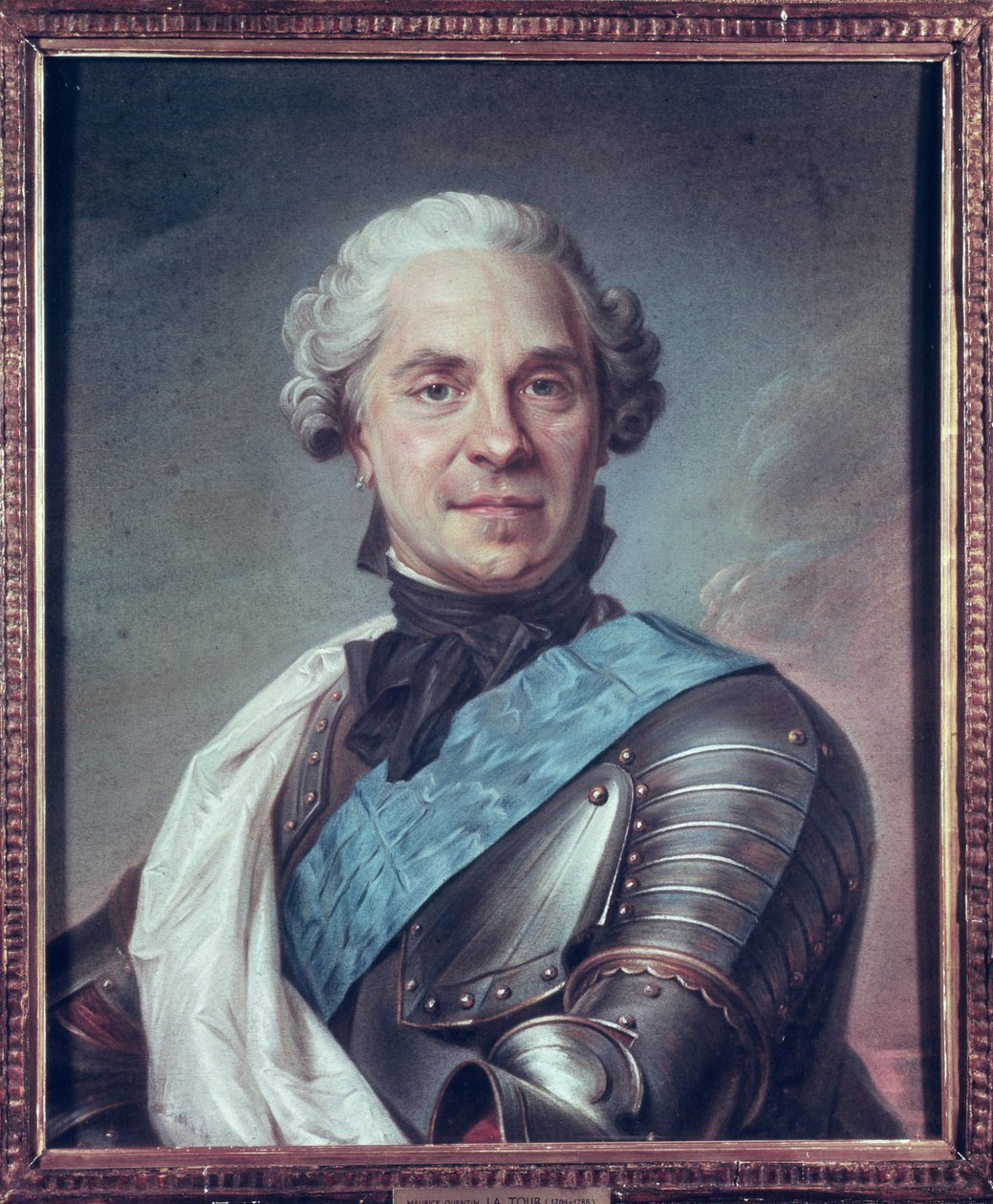 Maarschalk Maurice de Saxe door Maurice Quentin de La Tour
