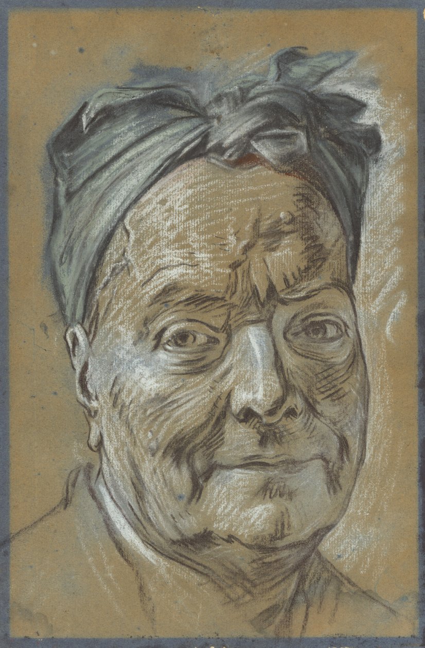 Portret van Louis de Silvestre door Maurice-Quentin de La Tour