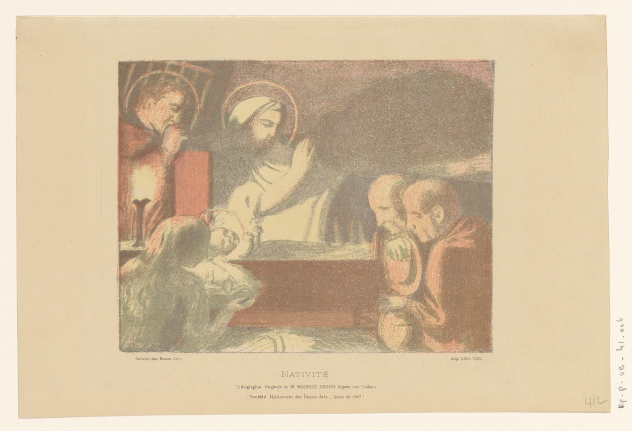 Aanbidding van het Christuskind door Maurice Denis