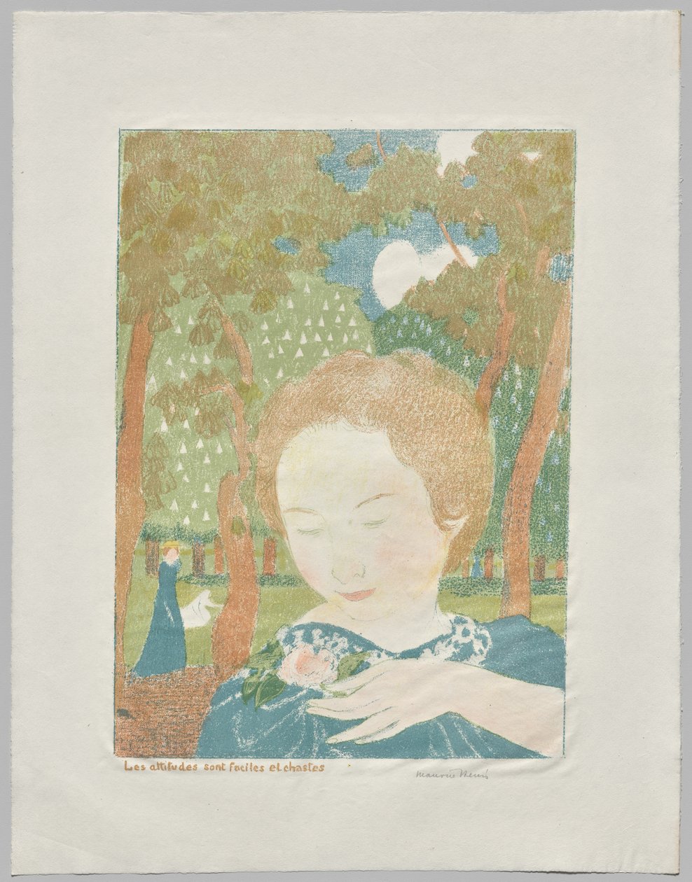 Houdingen zijn gemakkelijk en kuis door Maurice Denis