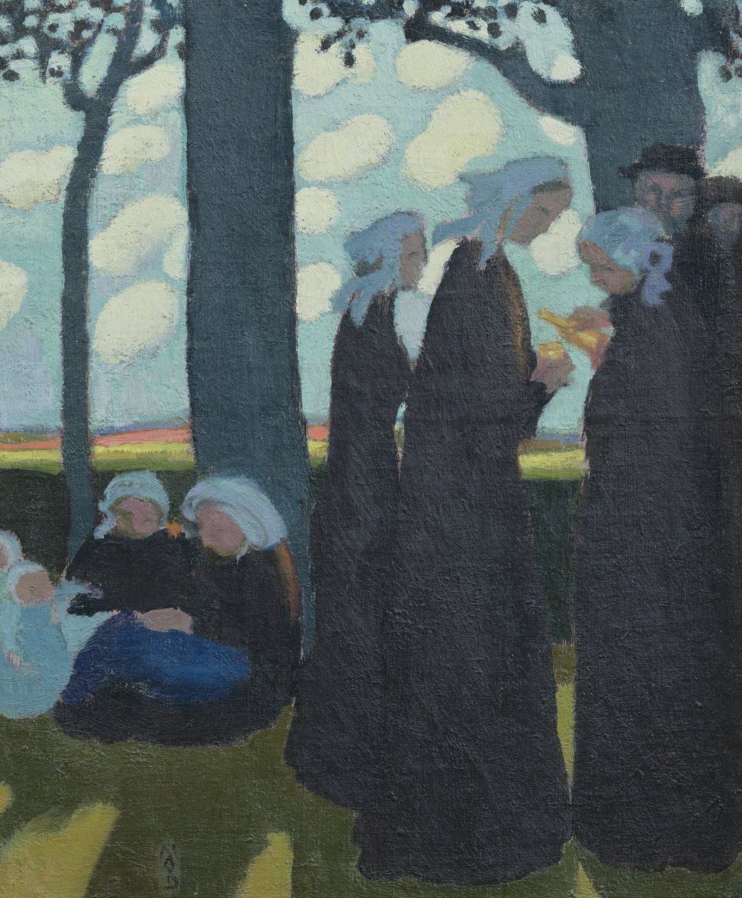Avond bij Binic door Maurice Denis