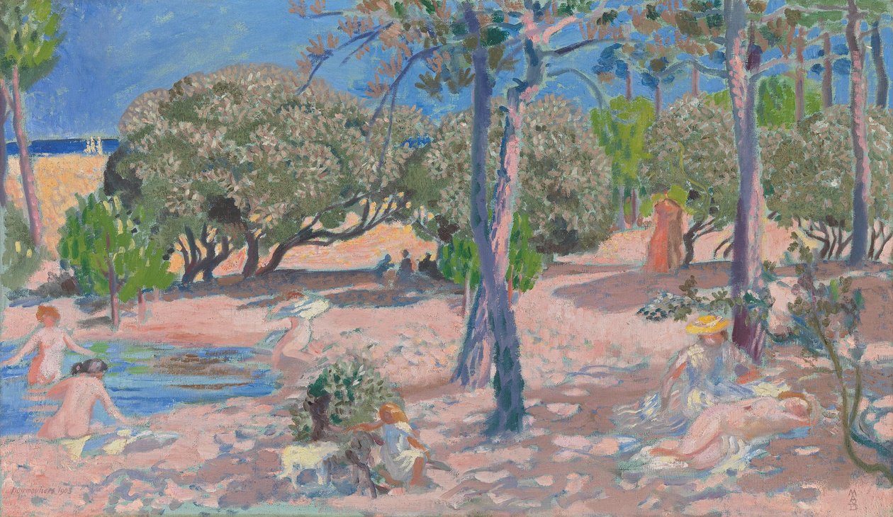 Zomerdag op het eiland Noirmoutier door Maurice Denis