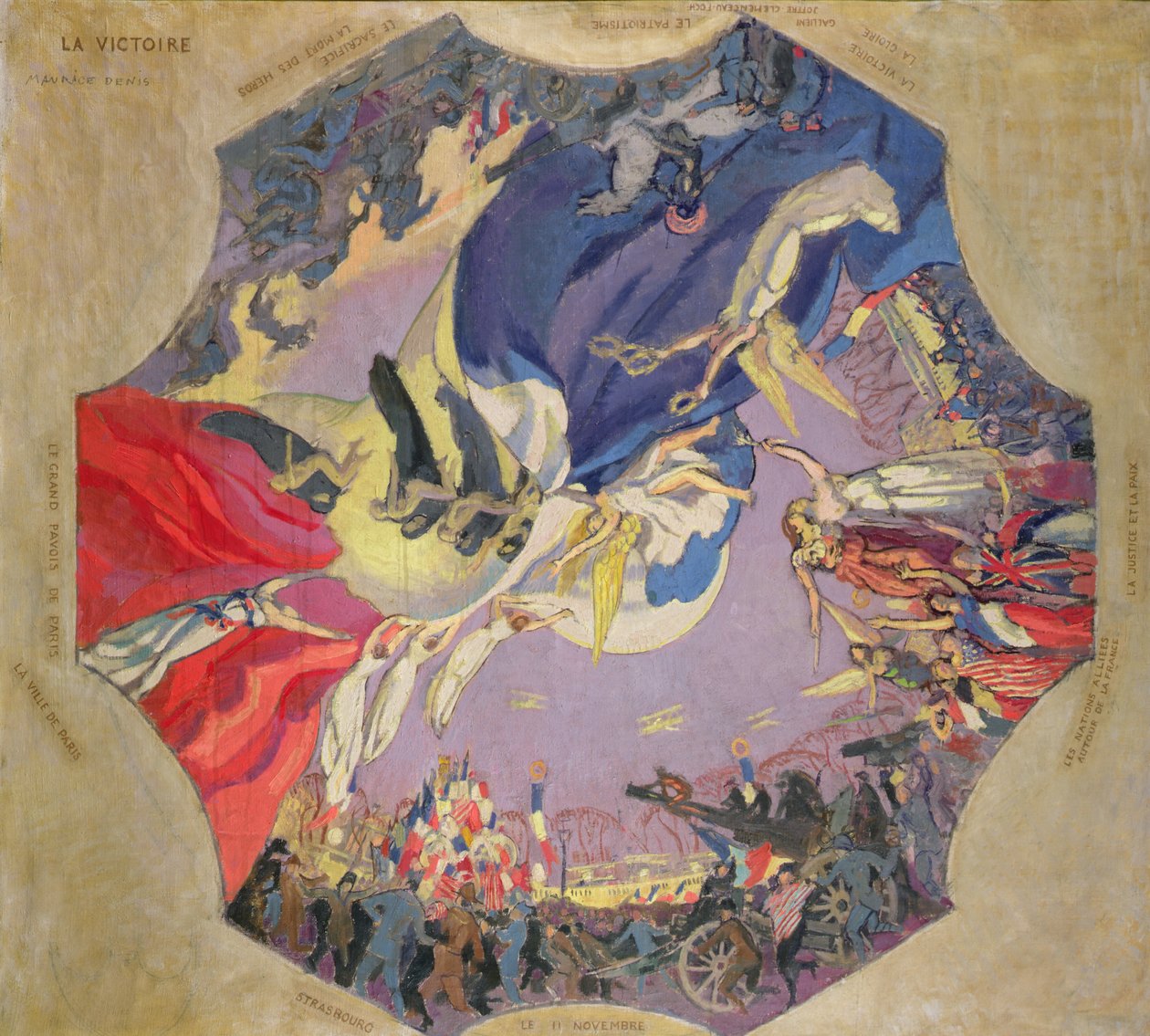 De overwinning van 1918 door Maurice Denis