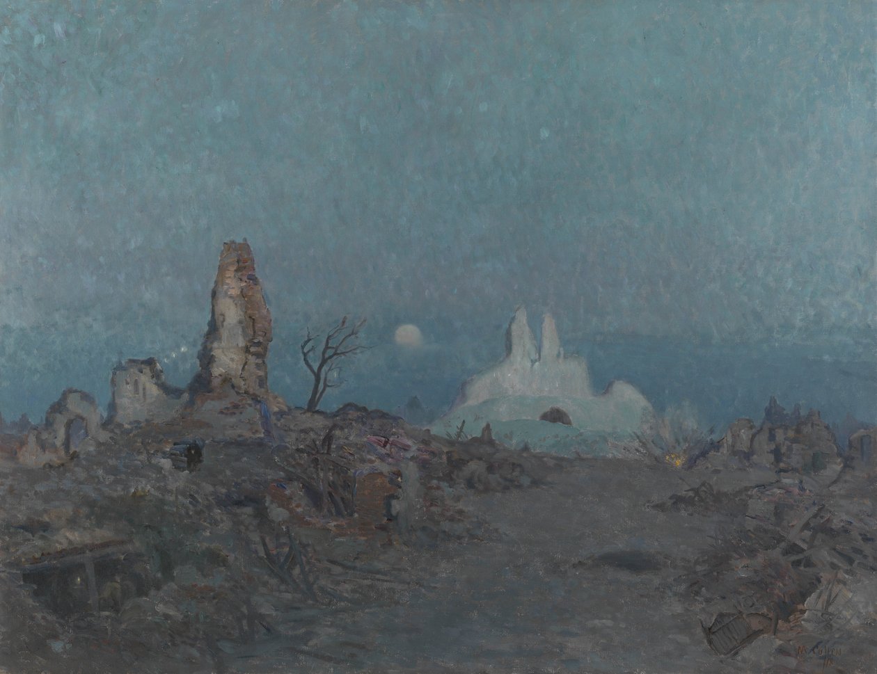 De verzonken weg, Hangard, 1918 door Maurice Galbraith Cullen