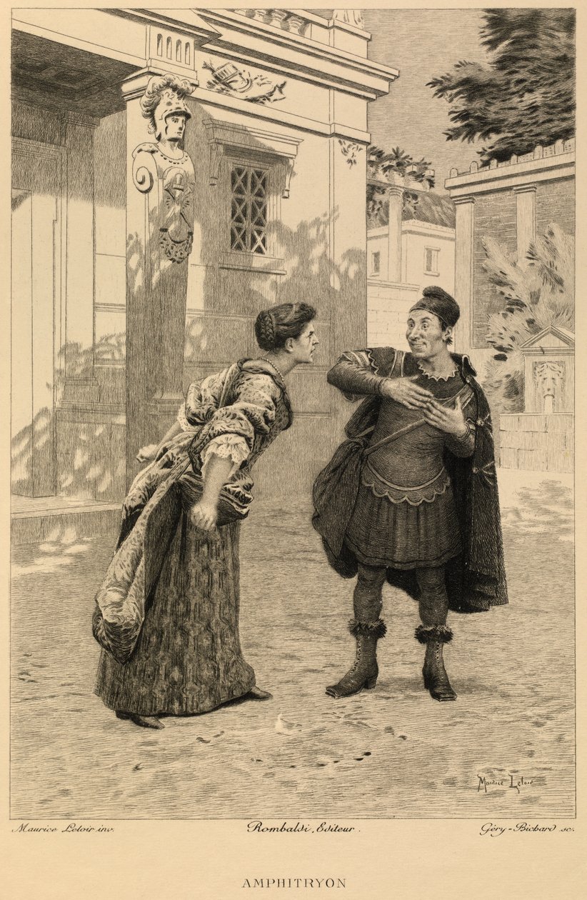 Amphitryon door Moliere door Maurice Leloir