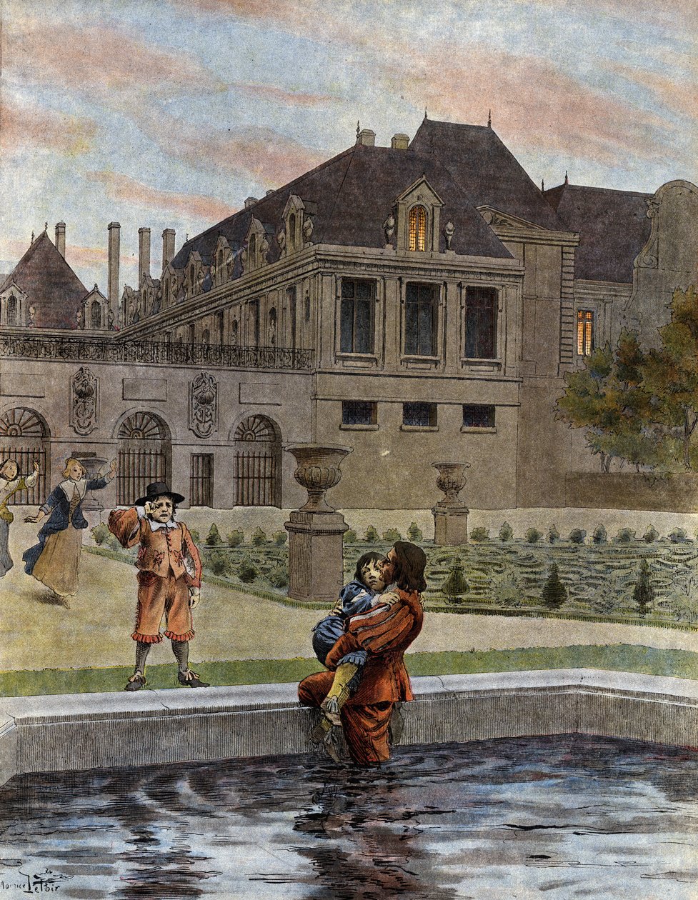 Lodewijk XIV, bekend als de Zonnekoning door Maurice Leloir