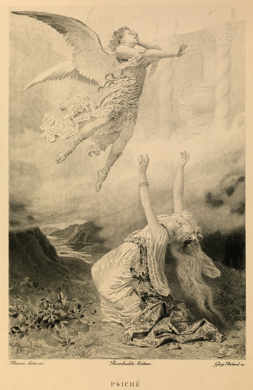 Psyche door Moliere door Maurice Leloir