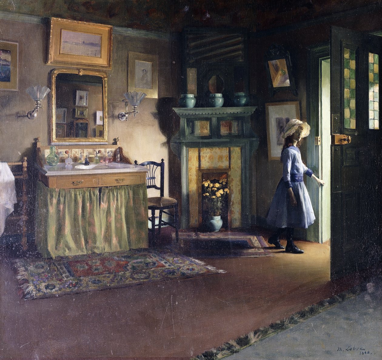 Toiletkabinet van Jacques Emile Blanch door Maurice Lobre