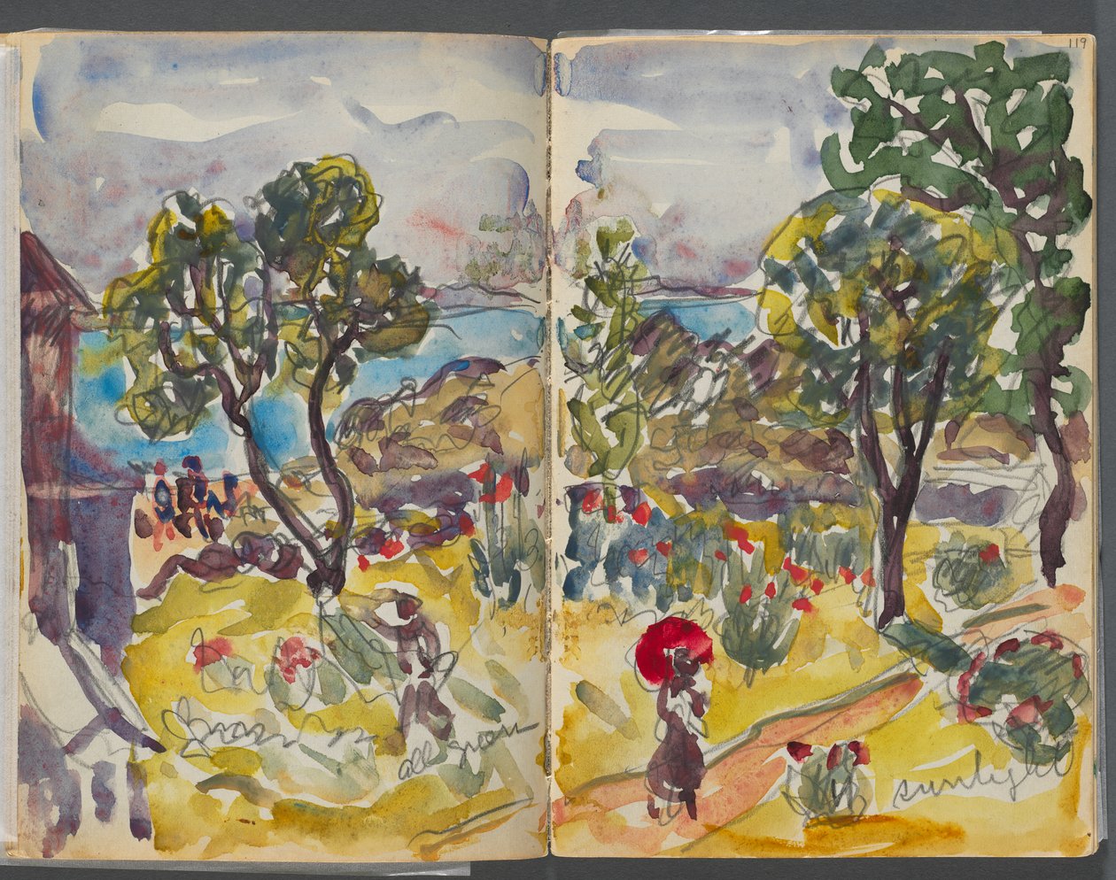 Schetsboek - The Granite Shore Hotel, Rockport, pagina