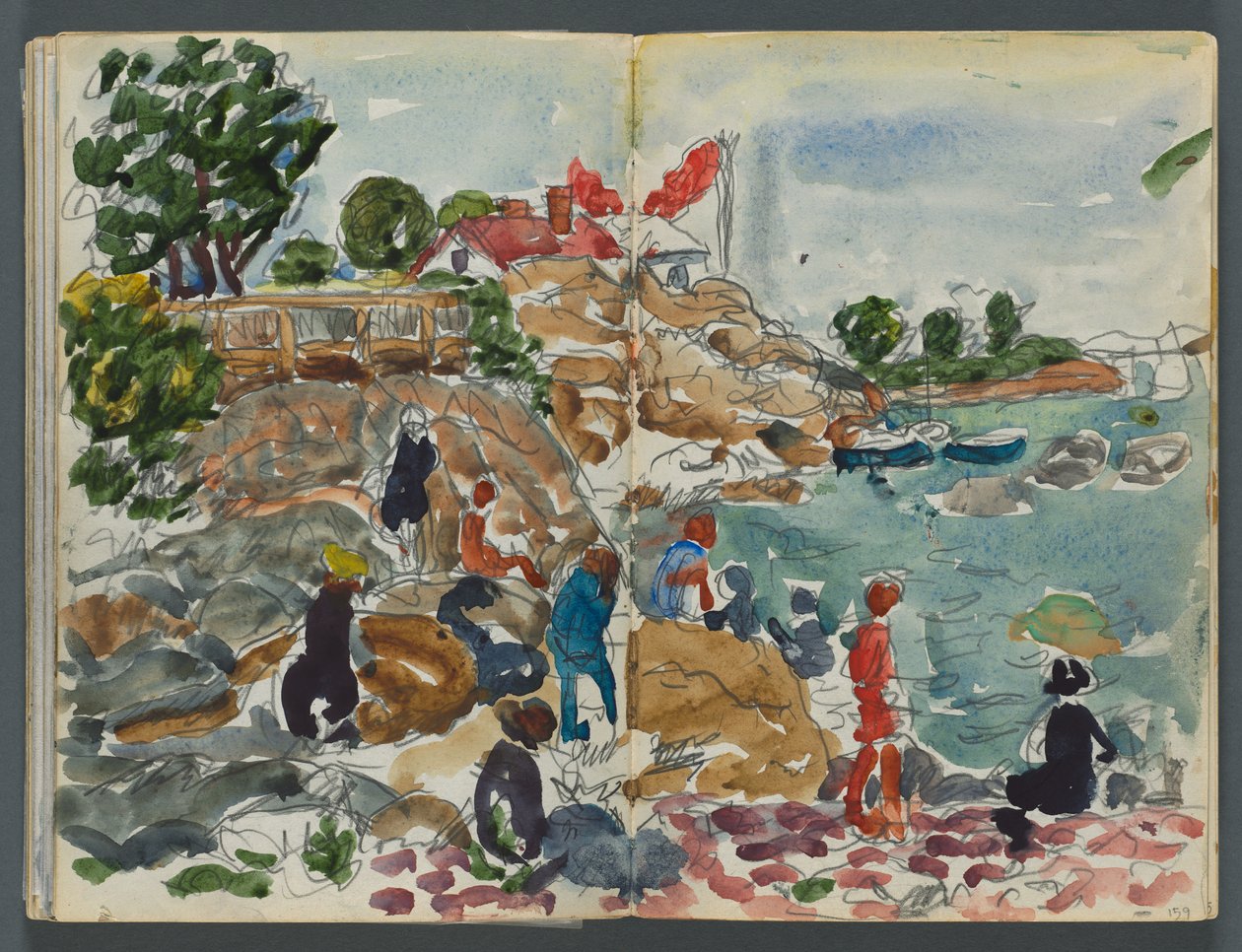 Schetsboek, The Dells, nr. 127, pagina