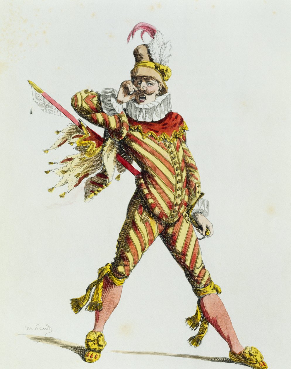 Capitan Spaventa in 1577, door Maurice Sand door Maurice Sand