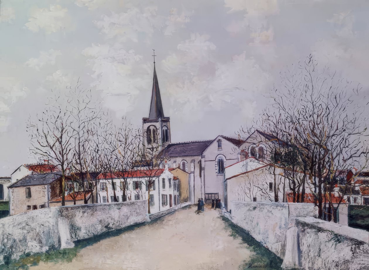 DE VILLA VAN PARIJS door Maurice Utrillo