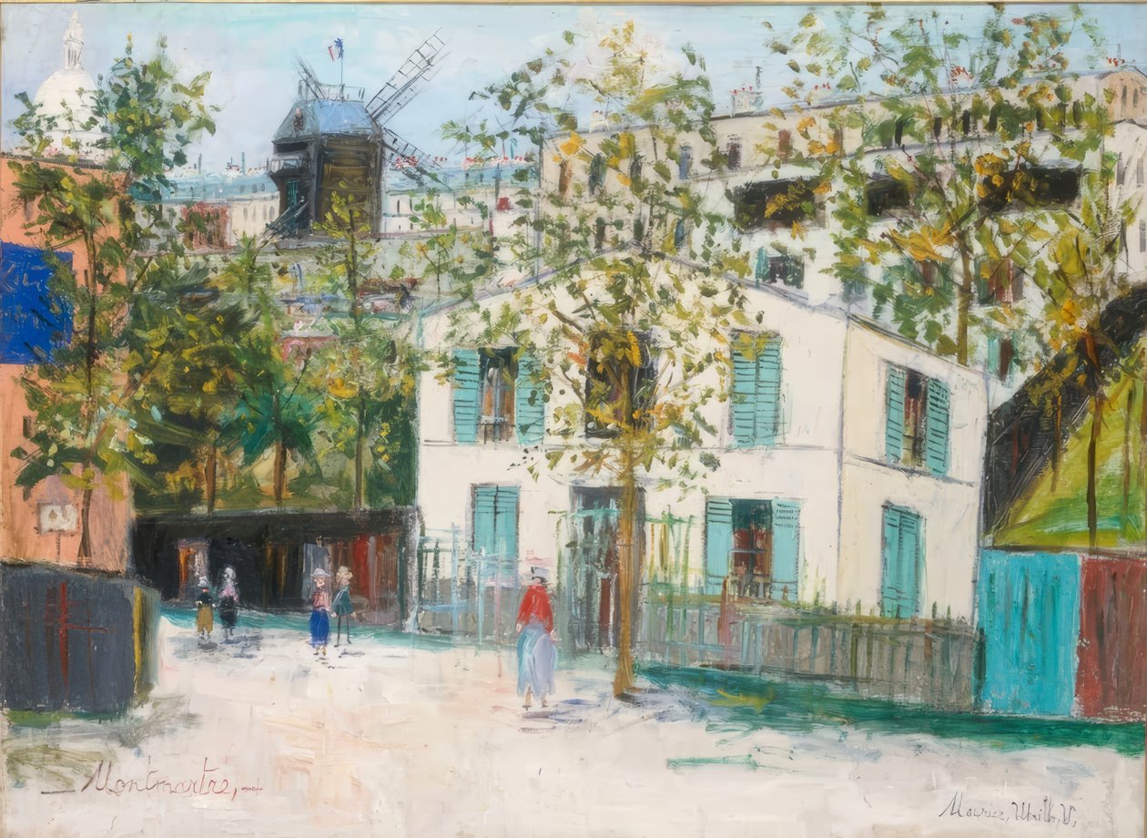 De Maquis van Montmartre door Maurice Utrillo