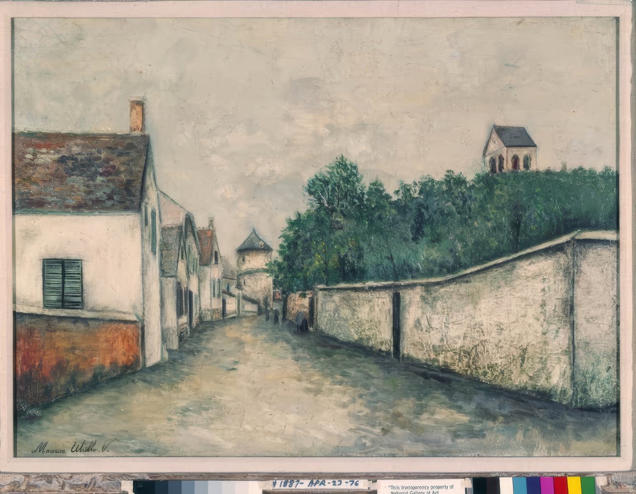 Marizy-Saint-Geneviève door Maurice Utrillo
