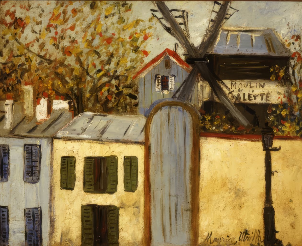 Molen van La Galette door Maurice Utrillo