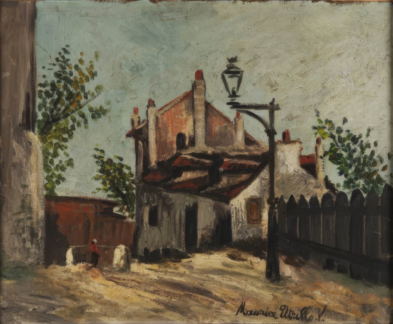 Rue du Mont-Cenis door Maurice Utrillo