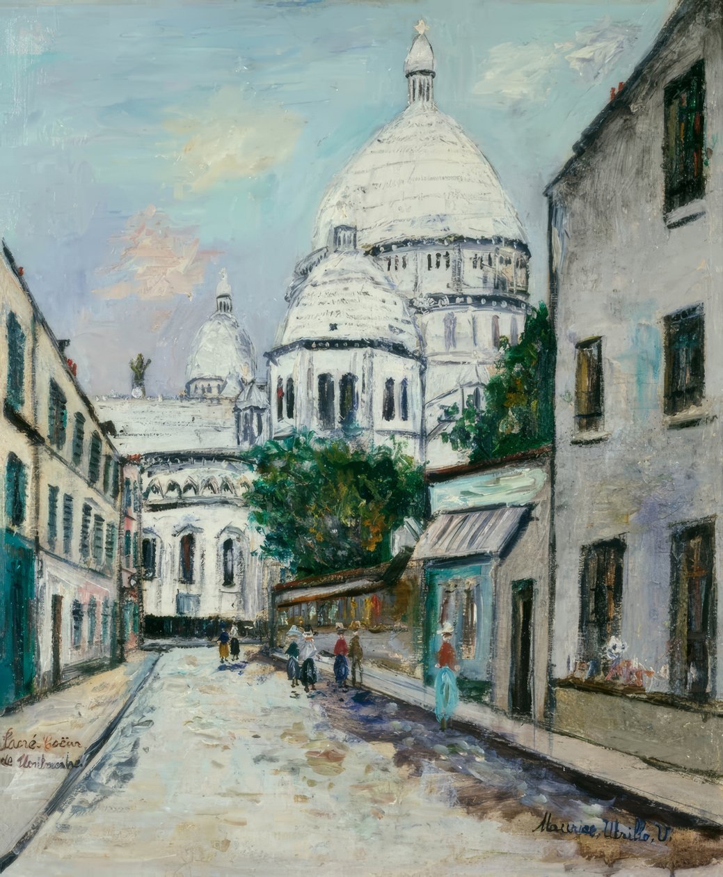 Sacré-Coeur van Montmartre door Maurice Utrillo