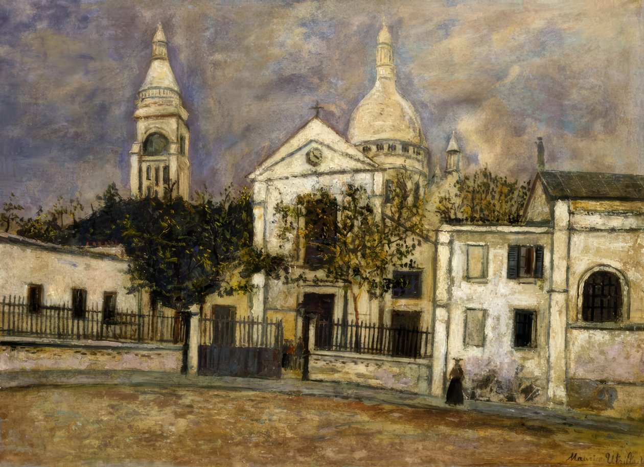 Saint-Pierre-de-Montmartre door Maurice Utrillo